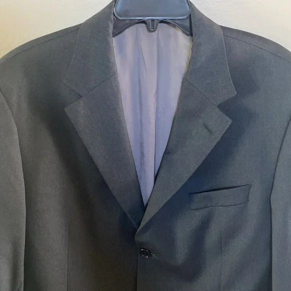 Hugo Boss Angelico Luca men’s gray 💯wool blazer jacket size 44L